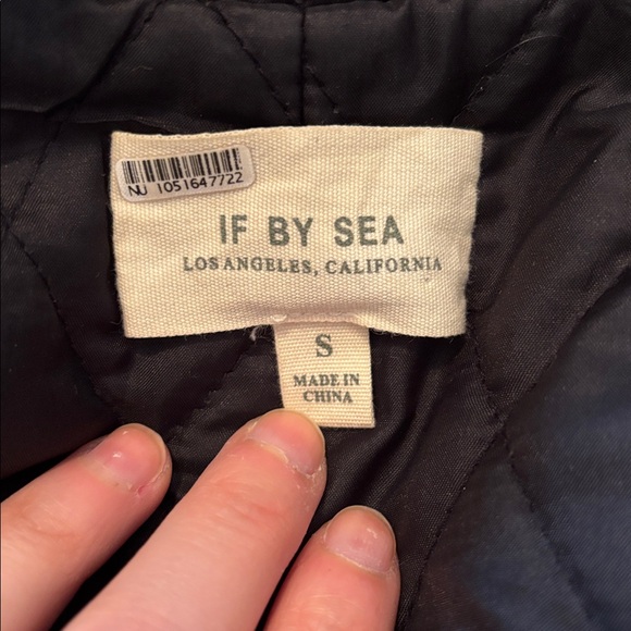 If By Sea Green and Cream Checkered Teddy Jacket - Picture 5 of 5